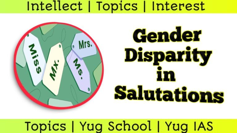 The Unequal Bow: Gender Disparity in Salutations